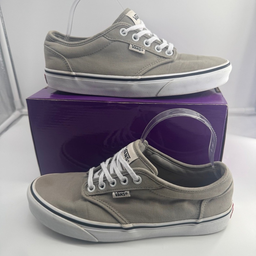 Vans Classic Canvas Low Top Sneakers grey Women's Size 9